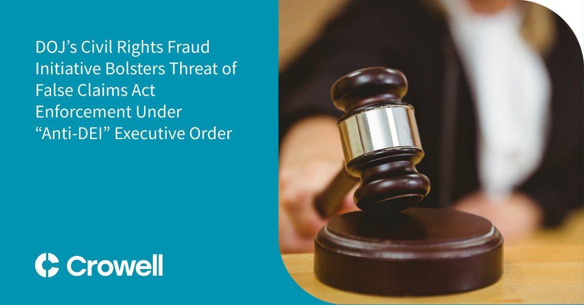 DOJ DEI Fraud Enforcement: Corporate Risks and Valuation Impacts