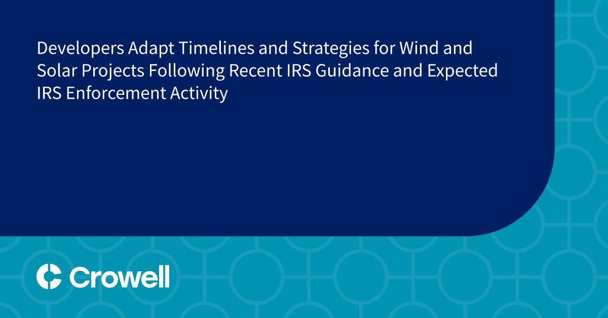 Developers Adapt Timelines and Strategies for Wind and Solar Projects ...