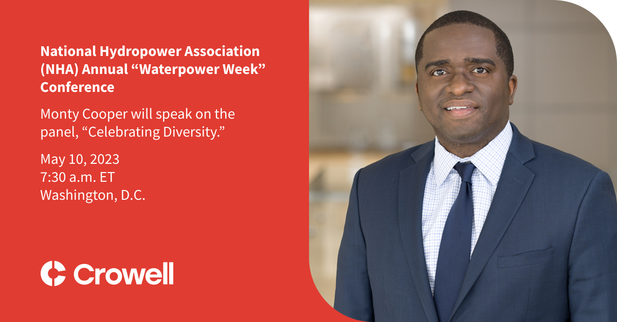 National Hydropower Association (NHA) Annual “Waterpower Week