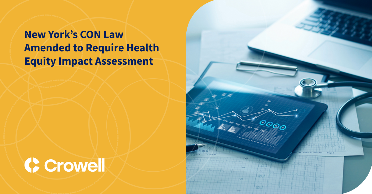 New York’s CON Law Amended to Require Health Equity Impact Assessment