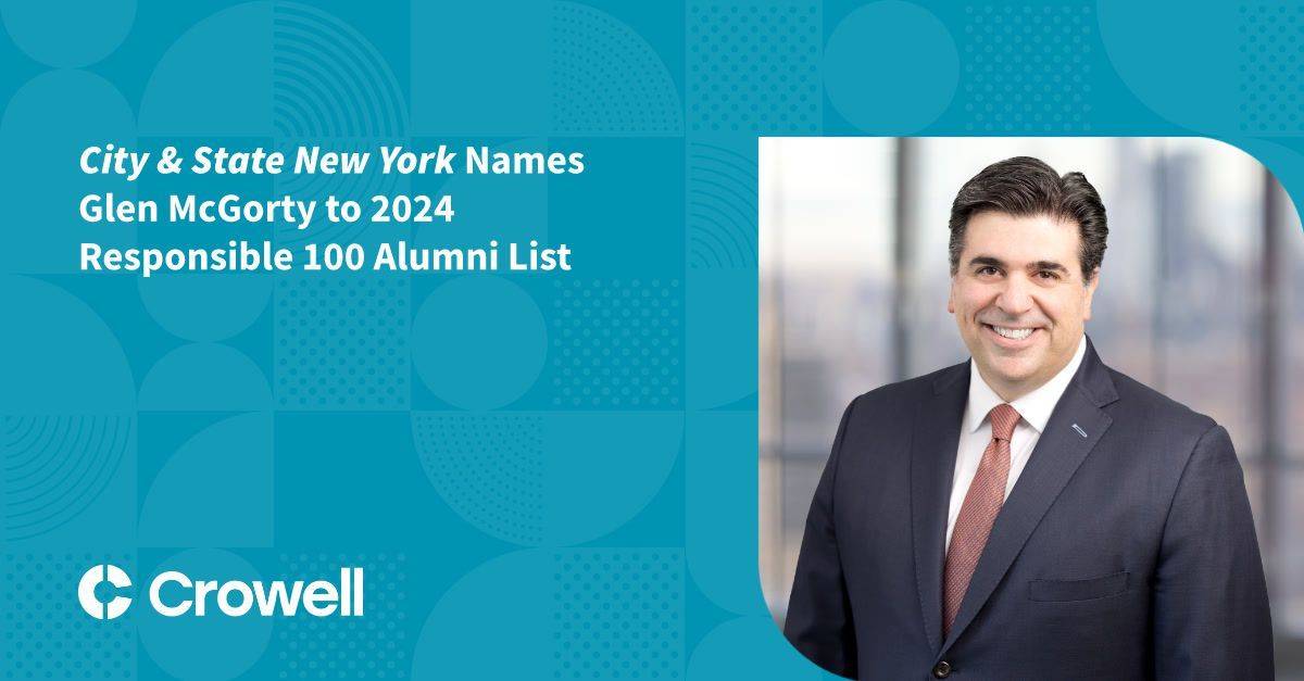 City & State New York Names Glen McGorty to 2024 Responsible 100 Alumni ...